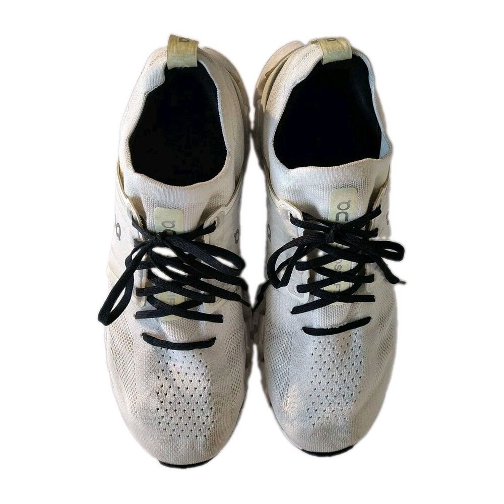 On Cloudswift Men's Running Shoes Size 12 White Cream CloudTec Cushioned